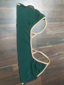 Green Sports Bra with Zipper