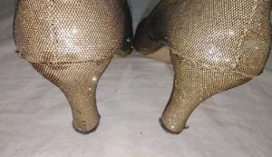 Shimmery Gold Heels