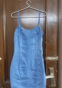 Blue Denim Mini Dress
