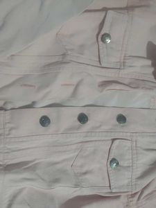 Pale Pink Denim Jacket