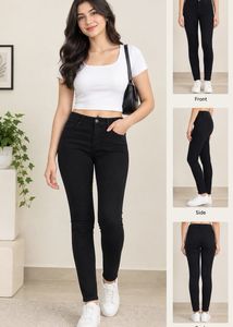 Classic Black Skinny Jeans