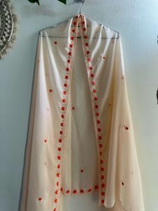 Elegant Peach Embroidered Kurta