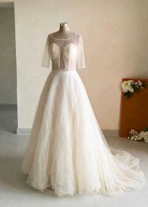 Elegant White Bridal Gown