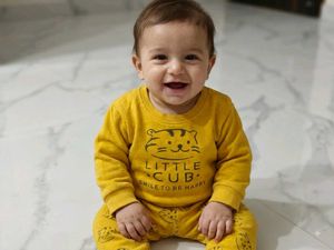 Cute Yellow Baby Outfit