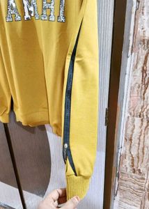 Amiri Yellow Sweatshirt