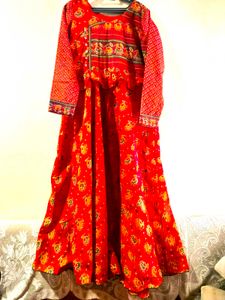 Beautiful Big Flare Kurta With Lining