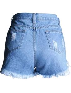 Denim Ripped Shorts