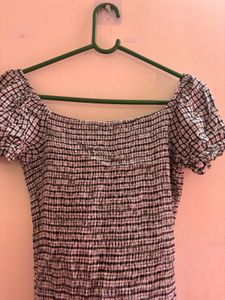 Chic Smocked Gingham Dress