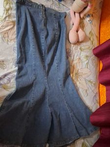 Denim Mermaid Skirt
