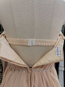 Elegant Beige Formal Gown