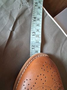 Tan Brown Leather Oxford Shoes