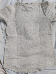 Cute Grey Polka Dot Tee