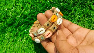 Cowrie Shell Bangles - Boho Chic