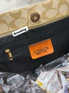 Coach Monogram Tote Bag