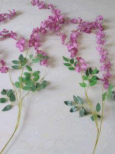 Artificial Pink Wisteria Garland pack of 3