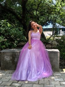 Stunning Purple Ombre Gown