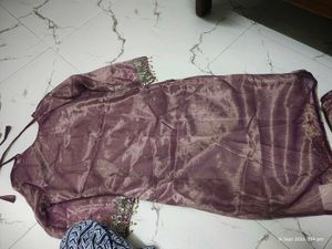 Elegant Purple Kurta Set with Dupatta