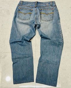Y2K Imported Classic Blue Low Rise Jeans