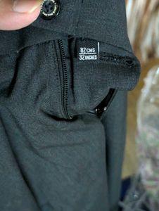 Louis Philippe Black Formal Trousers