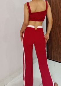 Sexy Dark Red Coord Set