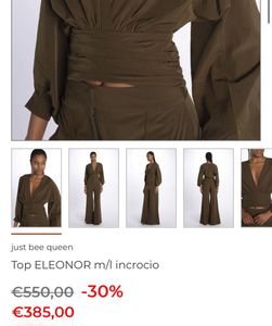 Olive green v neck batwing balloon sleeves top