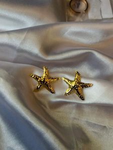 Gold Flower Earrings