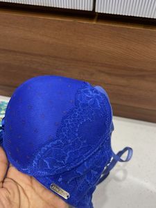 Pierre Cardin paris padded Blue Bra