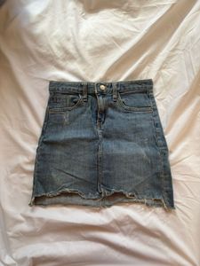 Denim Mini Skirt