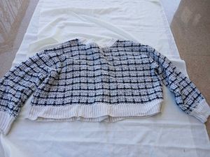 crop sweater baggi Korean style