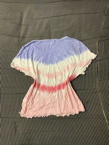 Tie-Dye Ruffle T-Shirt