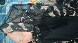 Elegant Black Lace Sheath Dress