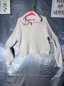 Holister Cozy Quarter Zip Pullover