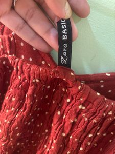 Chic Red Polka Dot Mini Dress