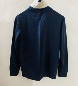 navy blue sweatshirt