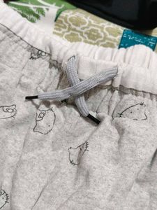 Grey hello kitty Printed Relaxed Lounge Pants