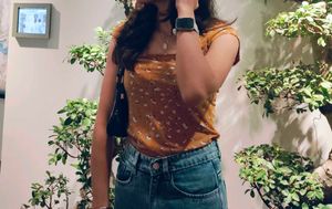 Floral print top