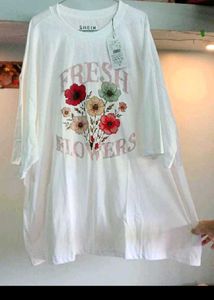 SHEIN "Fresh Flowers" Graphic Tee