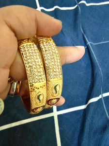 BRAND NEW/2 SETS/1 gm gold plated Bangles