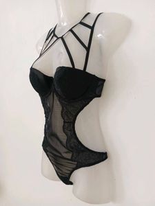 Lace &amp; Mesh Bodysuit