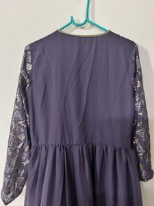Elegant Purple Maxi Dress fits size M