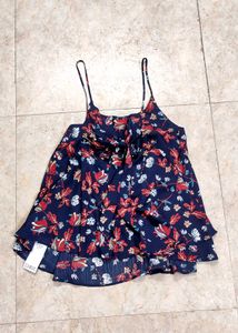 💜Tie-up Flowy Top💜