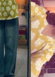 Floral Print Top ( one time used)