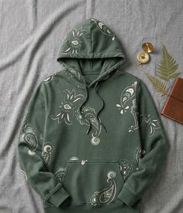 Men's Paisley Print Hoodie