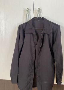 Classic Black Button-Up Shirt