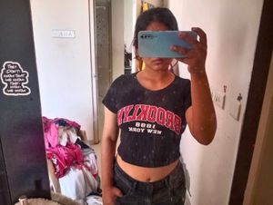 Black Brooklyn Crop Top