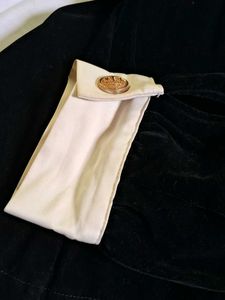 Vintage Black Velvet Skirt Suit