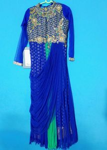 Blue Ethnic Gown