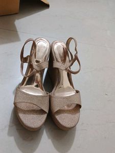 Sparkly Wedge Heels