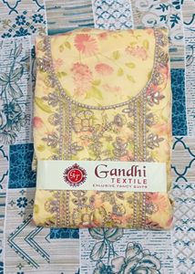 Gandhi Textile Exlusive Fancy  Organza Suits