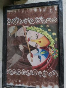 Radha Krishna Framed Artwork